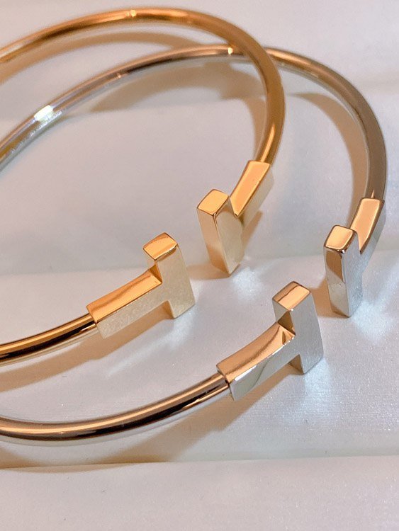 Tiffany diamond-free coil open bracelet