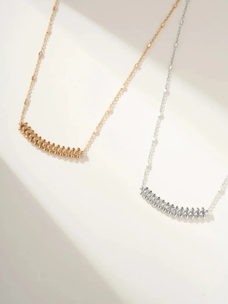  Cartier rivet diamond-free necklace