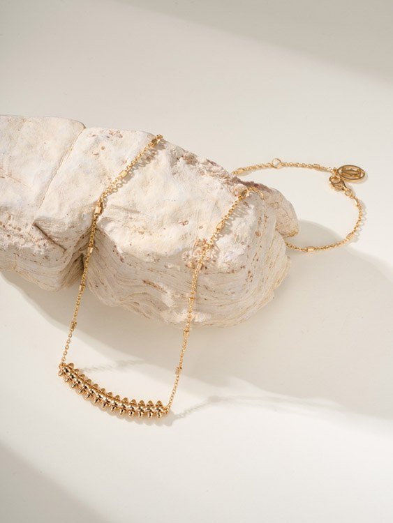  Cartier rivet diamond-free necklace