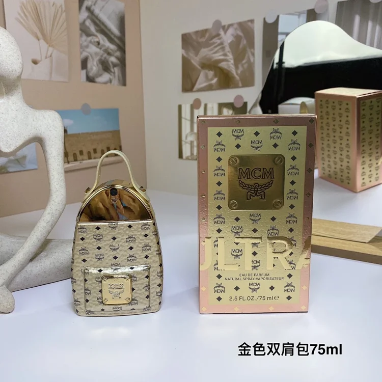 MCM Gold Backpack Perfume