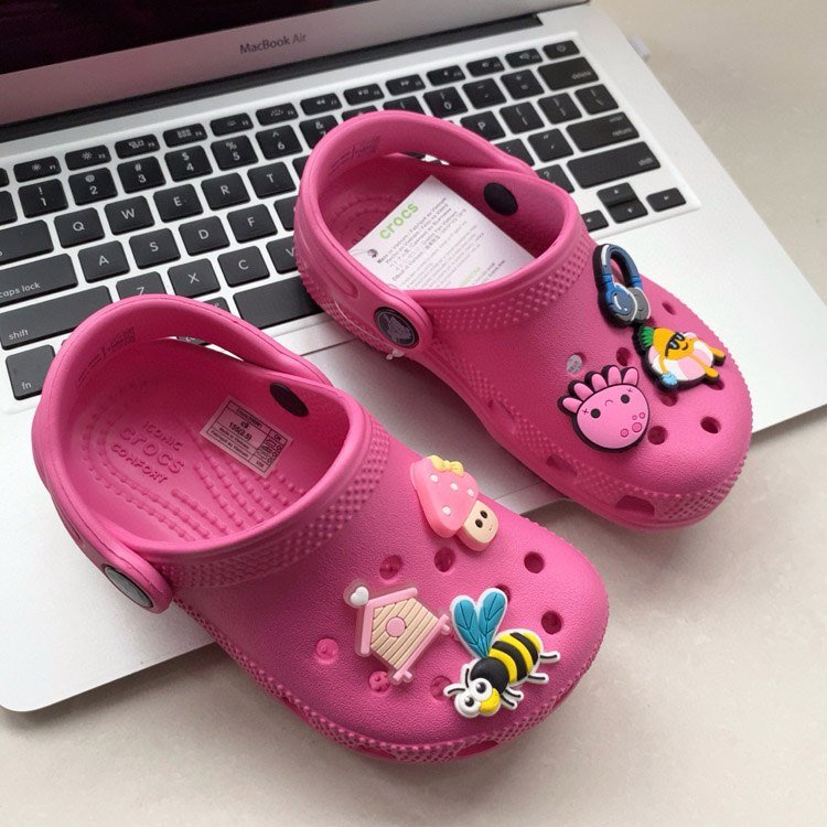 Crocs Classic clog simple fashion classic comfortable little star children's hole shoes